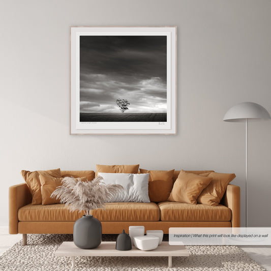 Classic Black & White - Secluded Hill