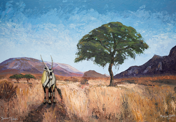 Gemsbok in Kalahari