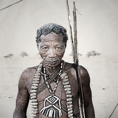 Khoi-San Tribal Portrait - Gubi