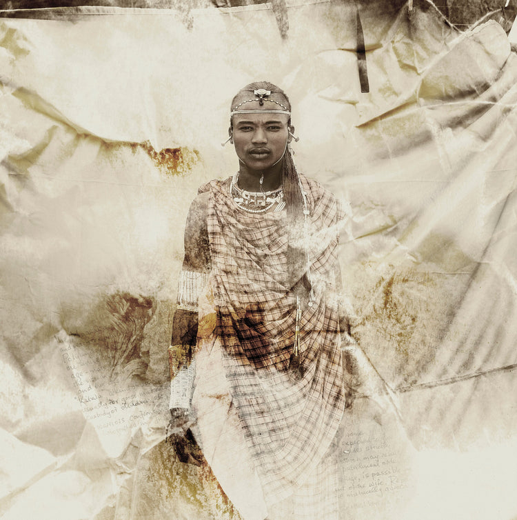 Maasai African Tribal Warrior - Olesikoki