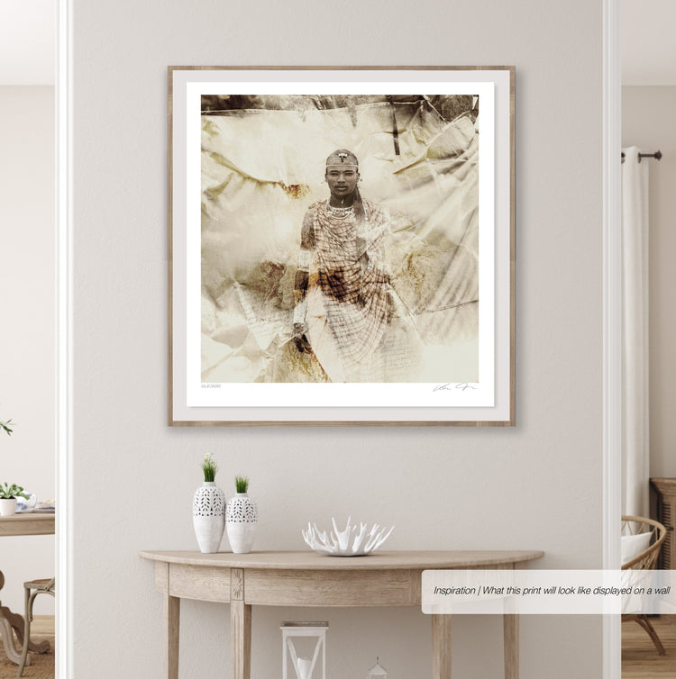 Maasai African Tribal Warrior - Olesikoki