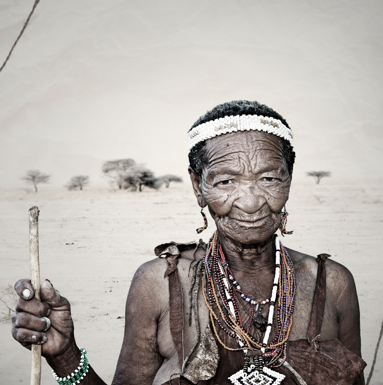 Khoi-San Tribal Portrait - Hetei