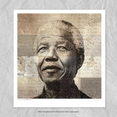 Truth of the Human Heart  | Nelson Mandela Portrait