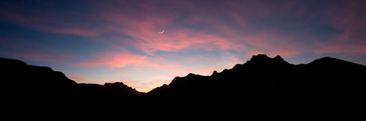 Moon over Constantia Nek