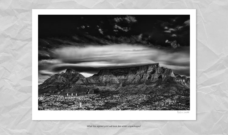 Moonrise Over Table Mountain